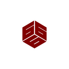 Red Cube Illustration of the Symbolic Number 666