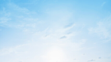 blue sky background with tiny clouds in Phuket Thailand