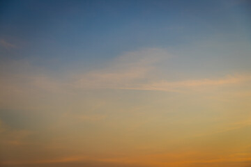 Fototapeta na wymiar Beautiful sunset twilight sky naturak background