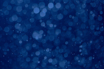 Abstract blue bokeh