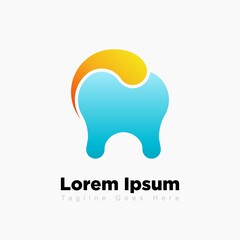 Dental Logo Design.Creative Dentist Logo.