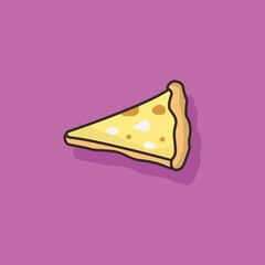 pizza vector cartoon simple design