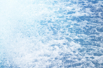 Water droplets, water dispersion, water flow does not return.