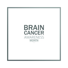 Brain cancer awareness month ,Vector Illustration.