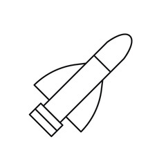 Air missile icon design. vector illustration