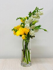 bouquet of yellow flowers