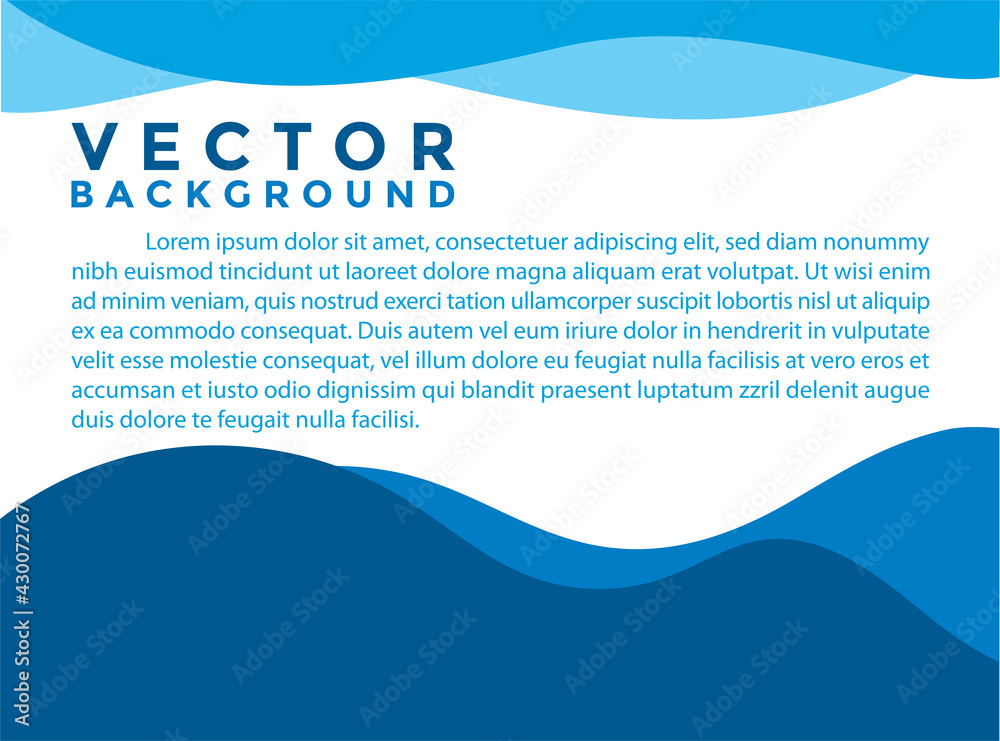 Fototapete blue background vector illustration lighting effect graphic for text and message board design infogr