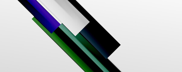 Color abstract lines trendy geometric background for business or technology presentation, internet poster or web brochure cover, wallpaper