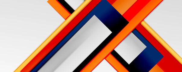 Color abstract lines trendy geometric background for business or technology presentation, internet poster or web brochure cover, wallpaper