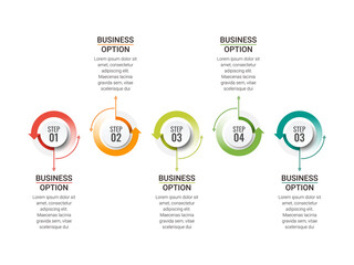 Infographic design organization chart template. Vector business template for presentation. Creative concept for infographic.
