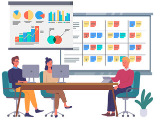 Business strategy planning, project management. Tasks planing concept. Business working process, time management and teamwork. Start up plan process. Data analysis and analytic. Kaizen philosophy