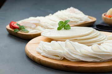 Rice Pathiri and Ideyappam