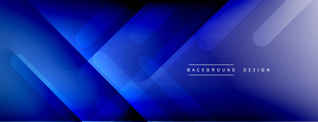 Dynamic lines abstract background. 3D shadow effects and fluid gradients. Modern overlapping forms