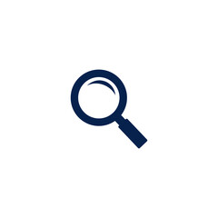 magnifying glass isolated on white