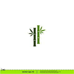 bamboo icon vector nature symbol