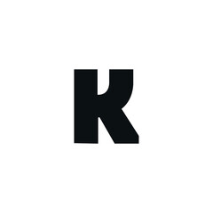 Fototapeta premium Initial K icon logo design vector modern style