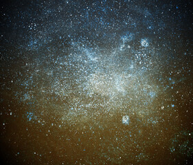 Night sky with stars as background. Watercolor