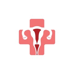 female reproduction icon vector illustration design