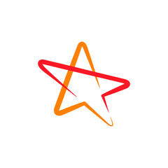 star logo concept success symbol 