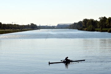 SRC Jarun, rowing track, Zagreb kap 2021.