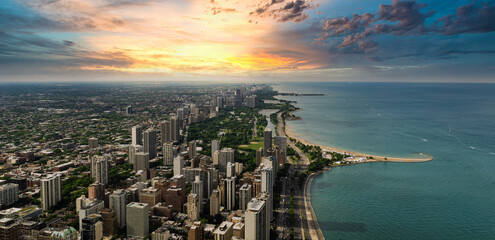 Chicago panoramic photo