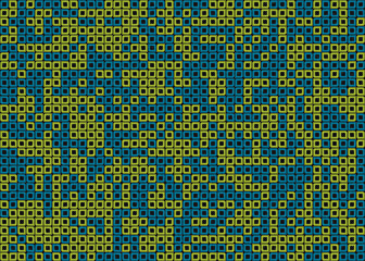 Abstract Geometric Pattern generative computational art illustration