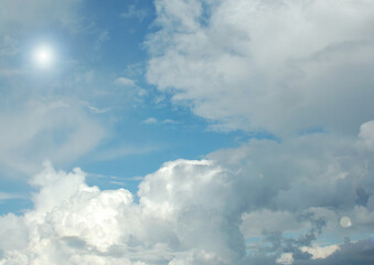 Cloudy sky background