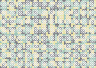 Abstract Geometric Pattern generative computational art illustration