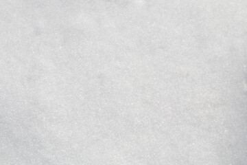 Winter snow. Snow texture Top view of the snow. Texture for design. Snowy white texture. Snowflakes.