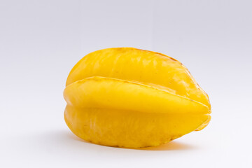 star fruit carambola or star apple starfruit on white background healthy star fruit food isolated