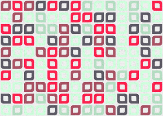 Abstract Geometric Pattern generative computational art illustration