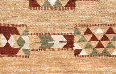 Texture of iranian traditional wool carpet, Iran