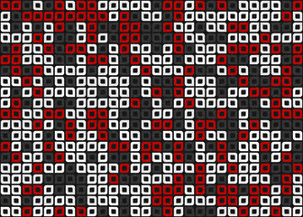 Abstract Geometric Pattern generative computational art illustration