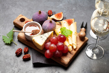 Antipasto plate. Appetizer board