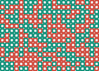 Abstract Geometric Pattern generative computational art illustration