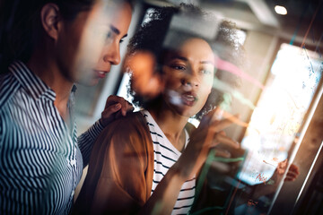 Technology software business office programming people concept