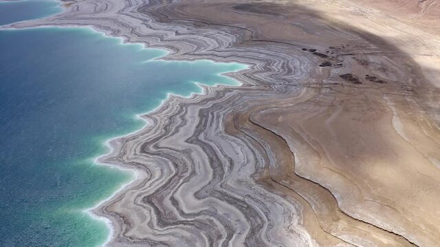 4K UHD | Totes Meer Drohnenflug 