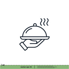 restaurant icon vector logo template