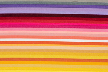 rainbow colors paper composition.Color spectrum banner. Colorful striped pattern background.