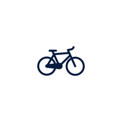 Obraz premium bicycle icon vector illustration logo template