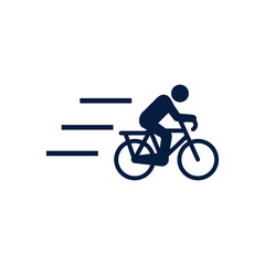 bicycle icon vector illustration logo template