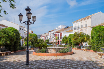 Central Square With Fountain And