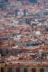 Obraz premium cityscape of Bilbao city, Spain. Bilbao travel destination