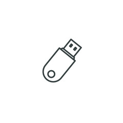 usb flash drive icon symbol