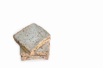 Bread, Slice of Food, Sliced Bread, Wheat, White Background
