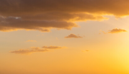 Fototapeta na wymiar Colorful cloudy sky at sunset. Sky texture, nature background.