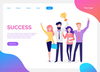 Success hands up. Winner vision, reaching the goal, business target. Successful teamwork strategy, consistency for team success winning plan. Celebrate successful project. Happy competition champions