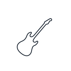 guitar icon music symbol logo template