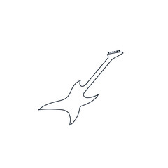 guitar icon music symbol logo template