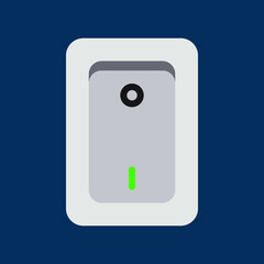 switch icon. Wall switch vector. Electric switch sign. Vector illustration